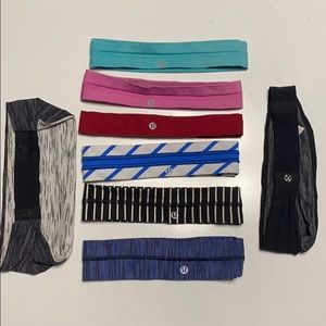 Bundle of lululemon headbands